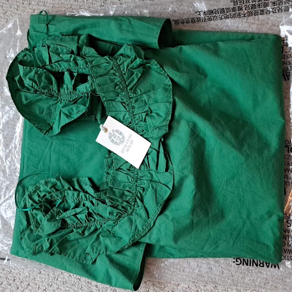 Hyacinth House green maria midi dress
